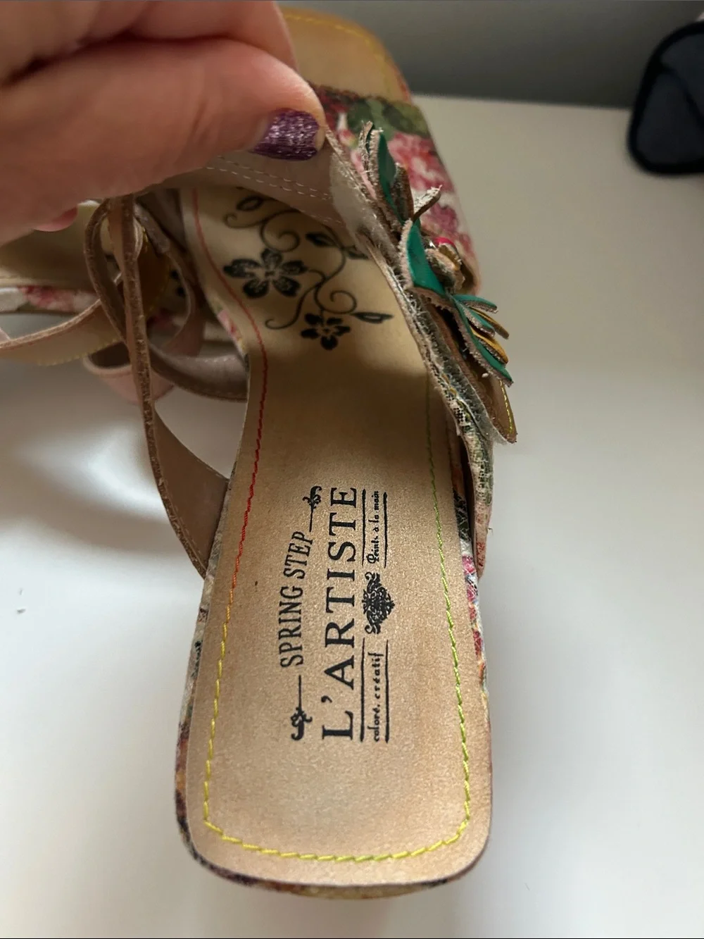 L'Artiste Spring Step Floral Sandal Slide